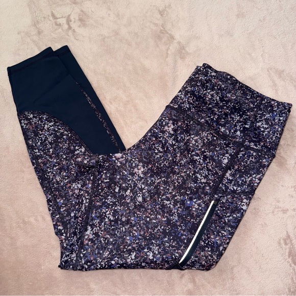 Athleta Pants - Athleta rainier printed mesh tight legging size 2X